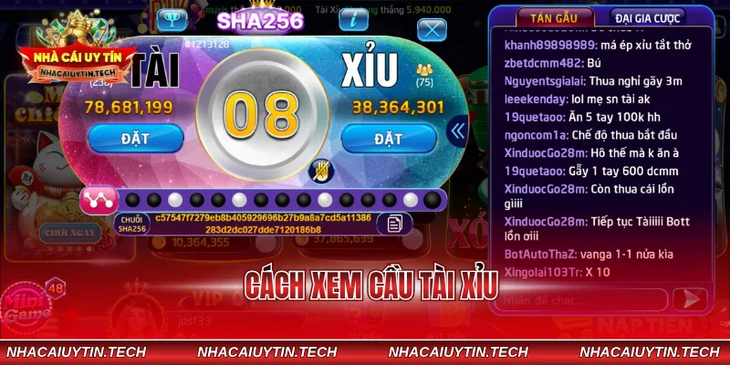 cách xem cầu tài xỉu