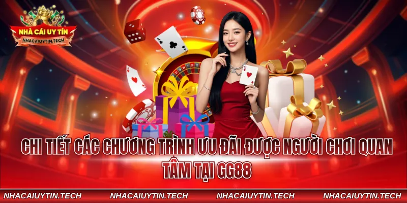 Chi tiết các chương trình ưu đãi được người chơi quan tâm tại GG88