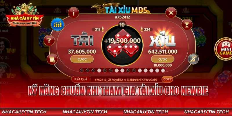 Kỹ năng chuẩn khi tham gia Tài Xỉu cho newbie