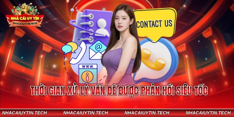 Thời gian xử lý vấn đề được phản hồi siêu tốc